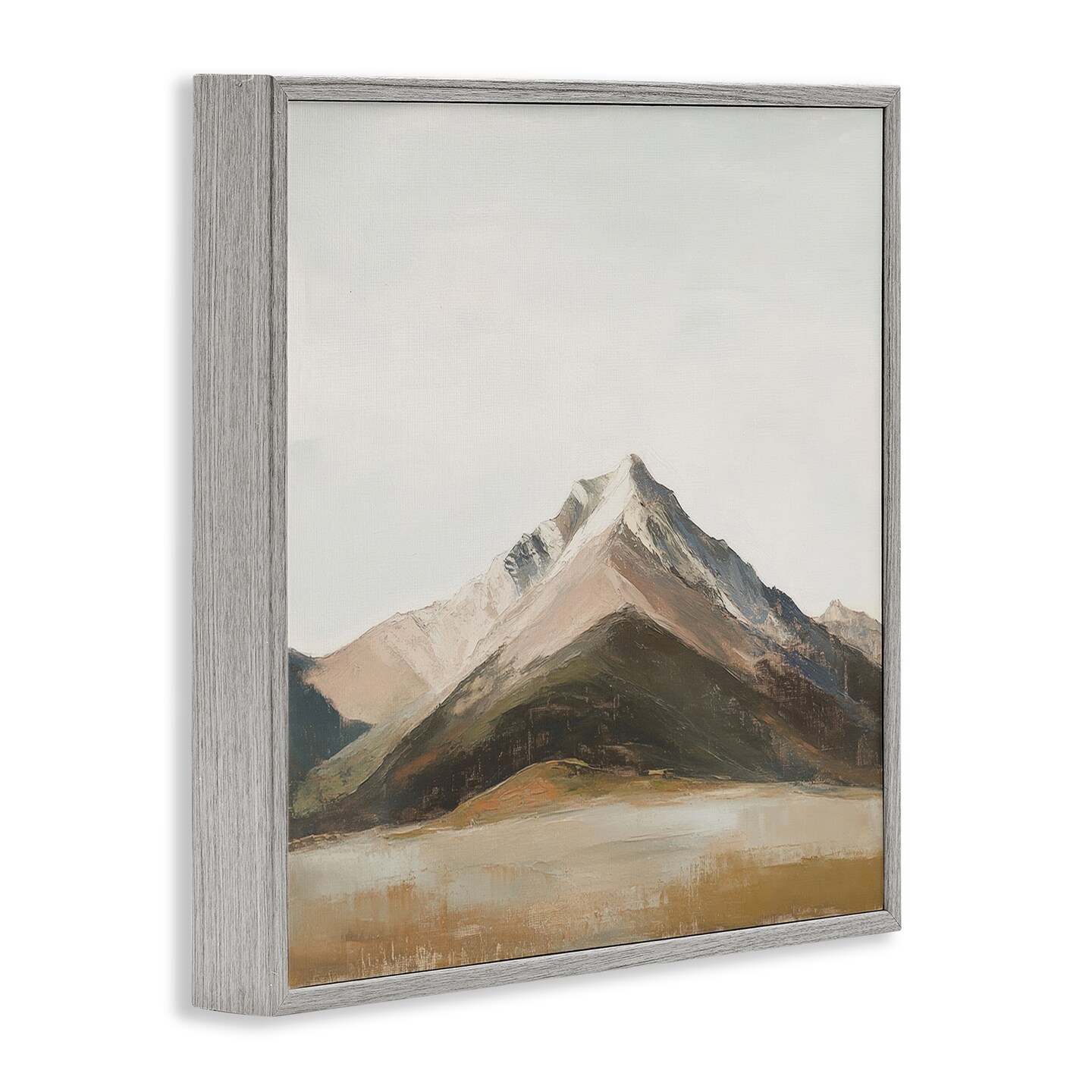 Stupell Industries Solemn Mountain Landscape Framed Giclee, design by Petal Prints Design