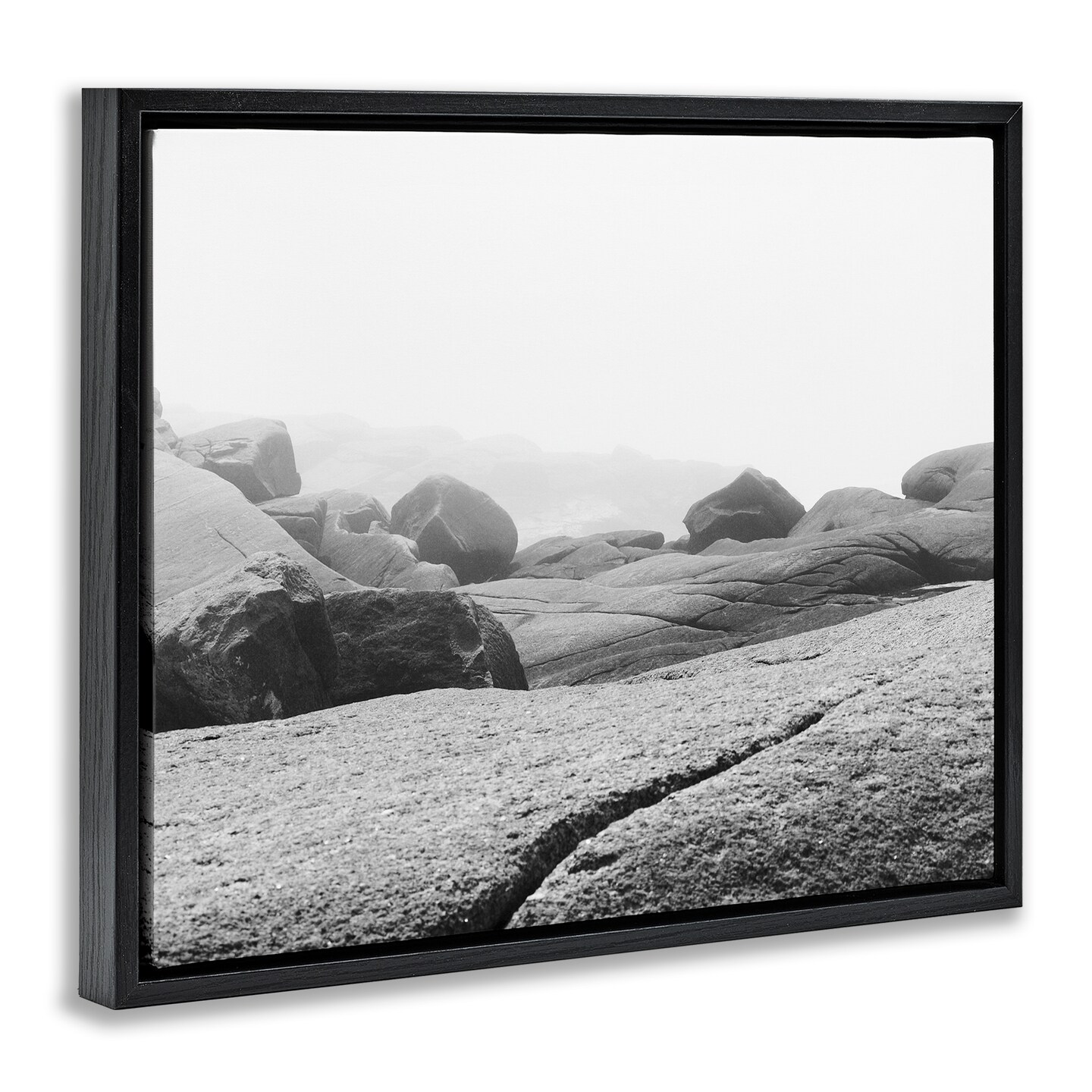 Stupell Industries Rocks at Peggy's Cove Floating Frame, design by Clive Branson