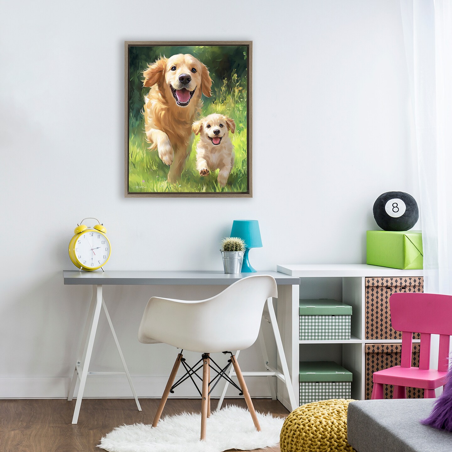 Stupell Industries Father & Son Labrador Floating Frame, design by Momart