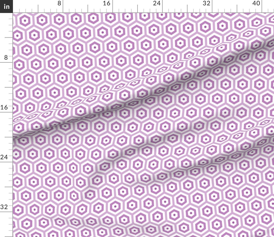 Retro Purple Pattern Custom Printed Fabric by Spoonflower Various Fabrics by the Yard or Fat Quarter