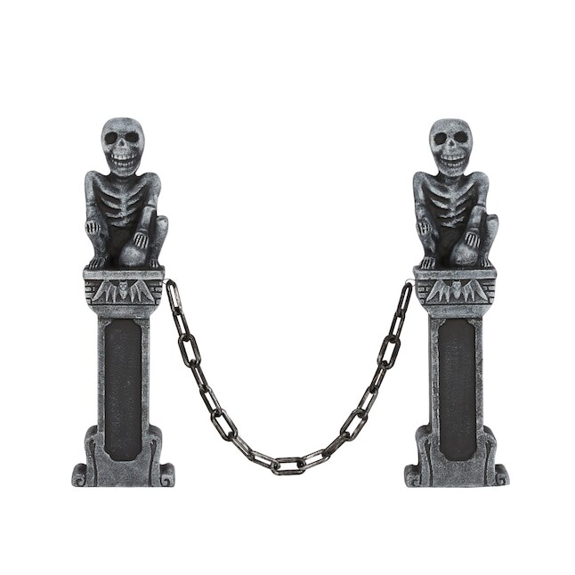20 Inch Skeleton Fence Halloween Decoration
