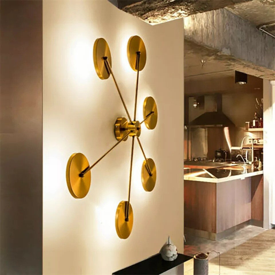 Modern Wall Sconces Sputnik Wall Light Creative Ceiling Lamp Art Decoration