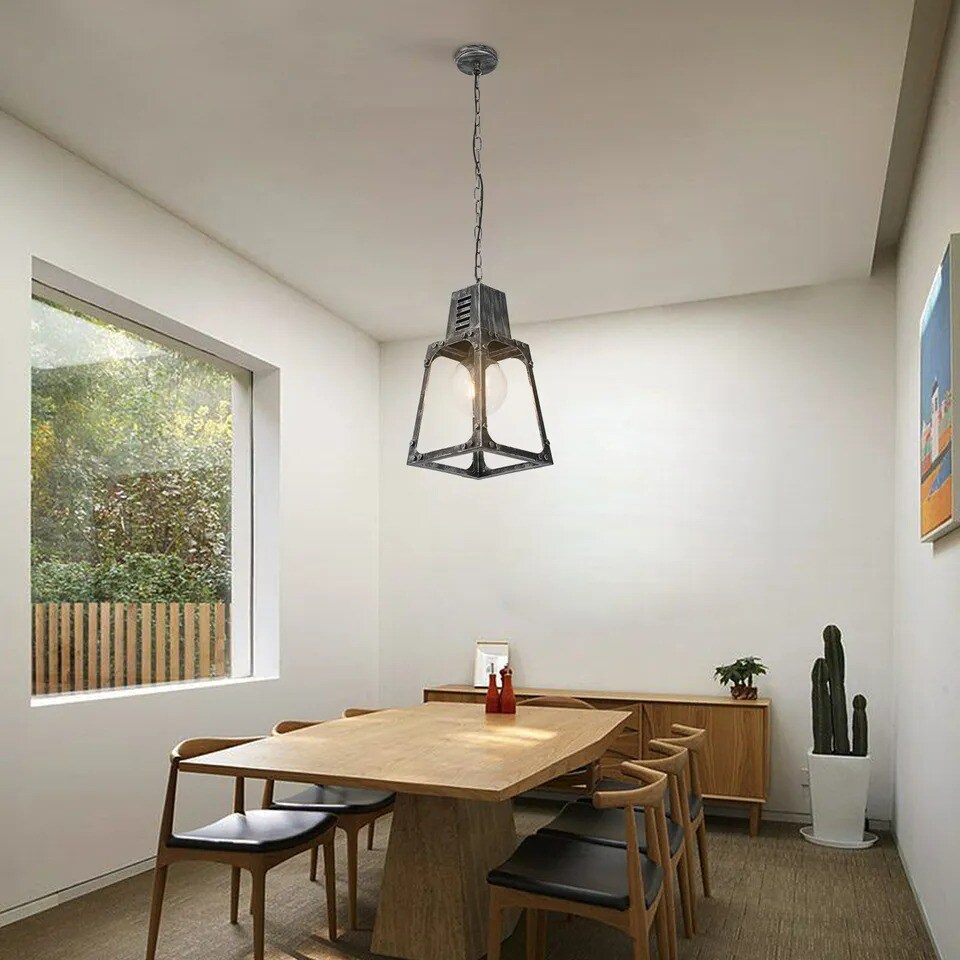 Industrial Chandelier Ceiling Fixture Pendant Light Kitchen Island Hanging Lamp