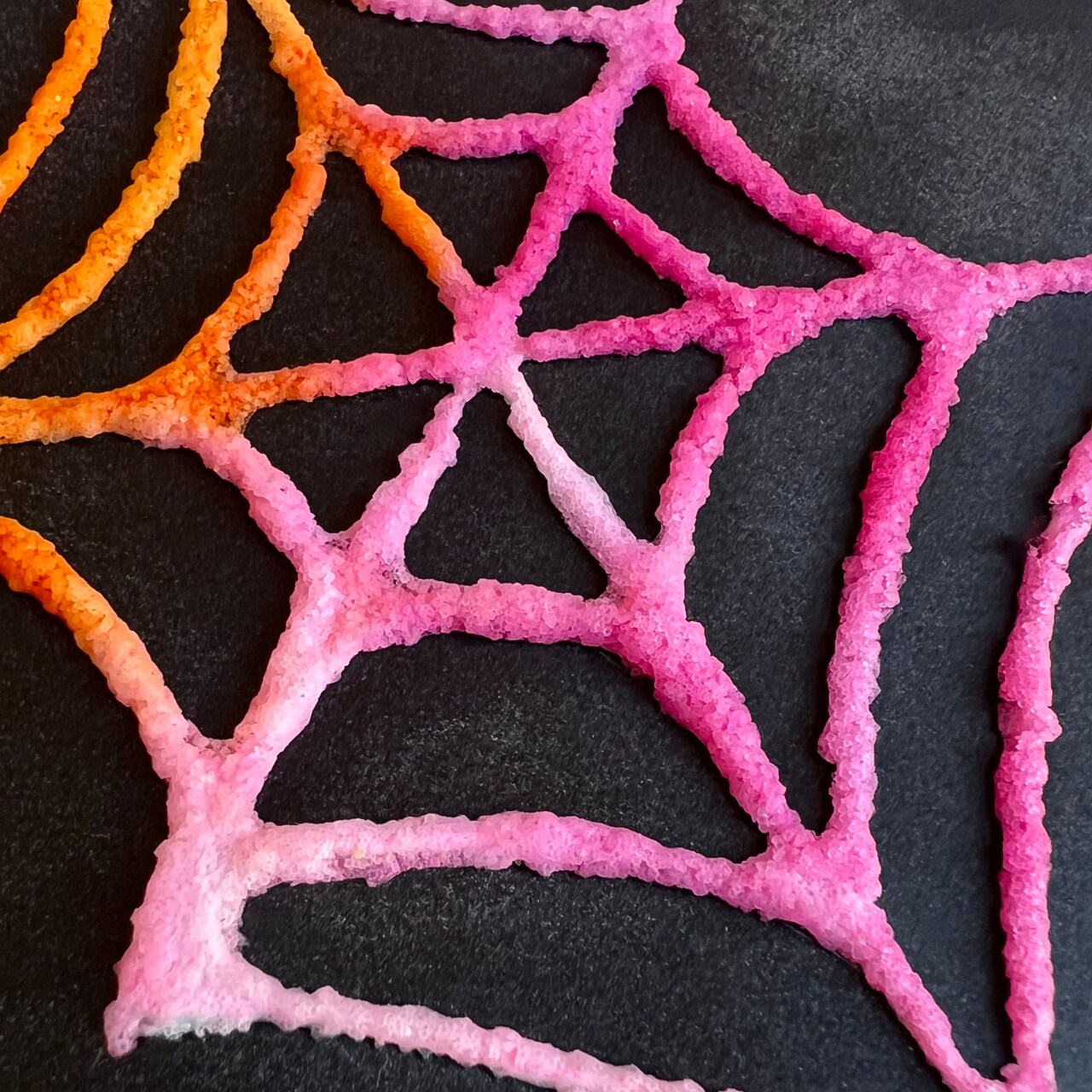Kids Club: Spider Web Salt Painting