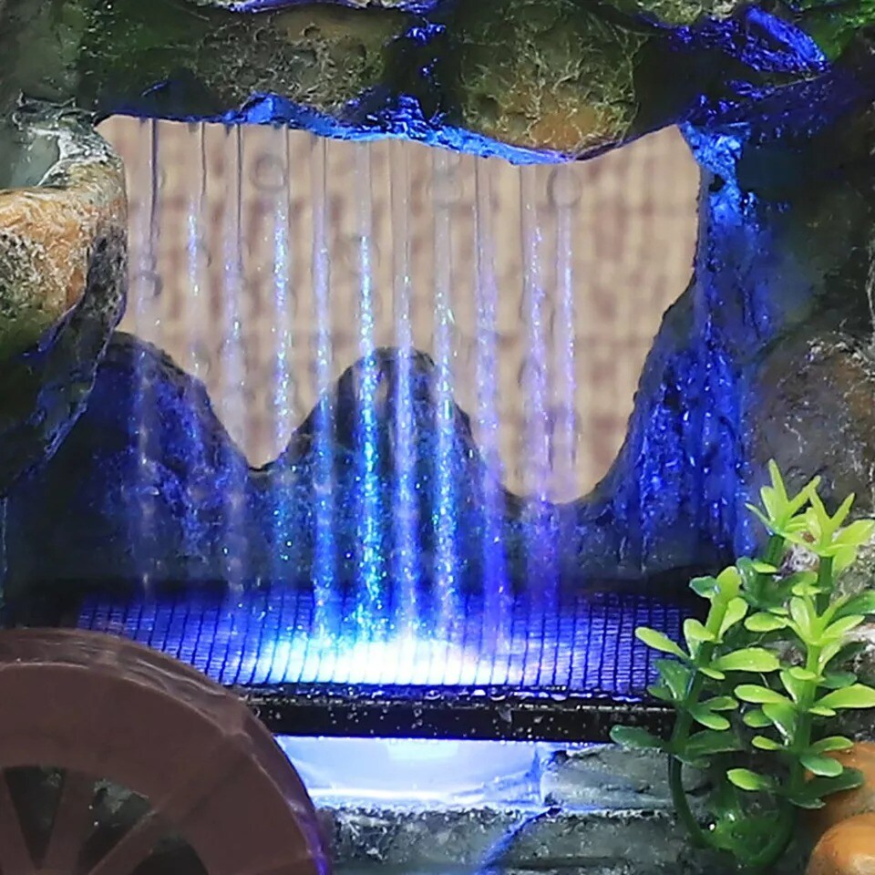 Rockery Fountain Waterfall Feng Shui Desktop Ornament Indoor Water Sound Decor