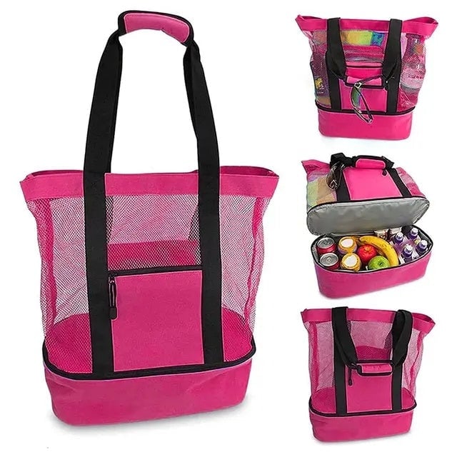 Beach Tote Insulated Cooler Bag