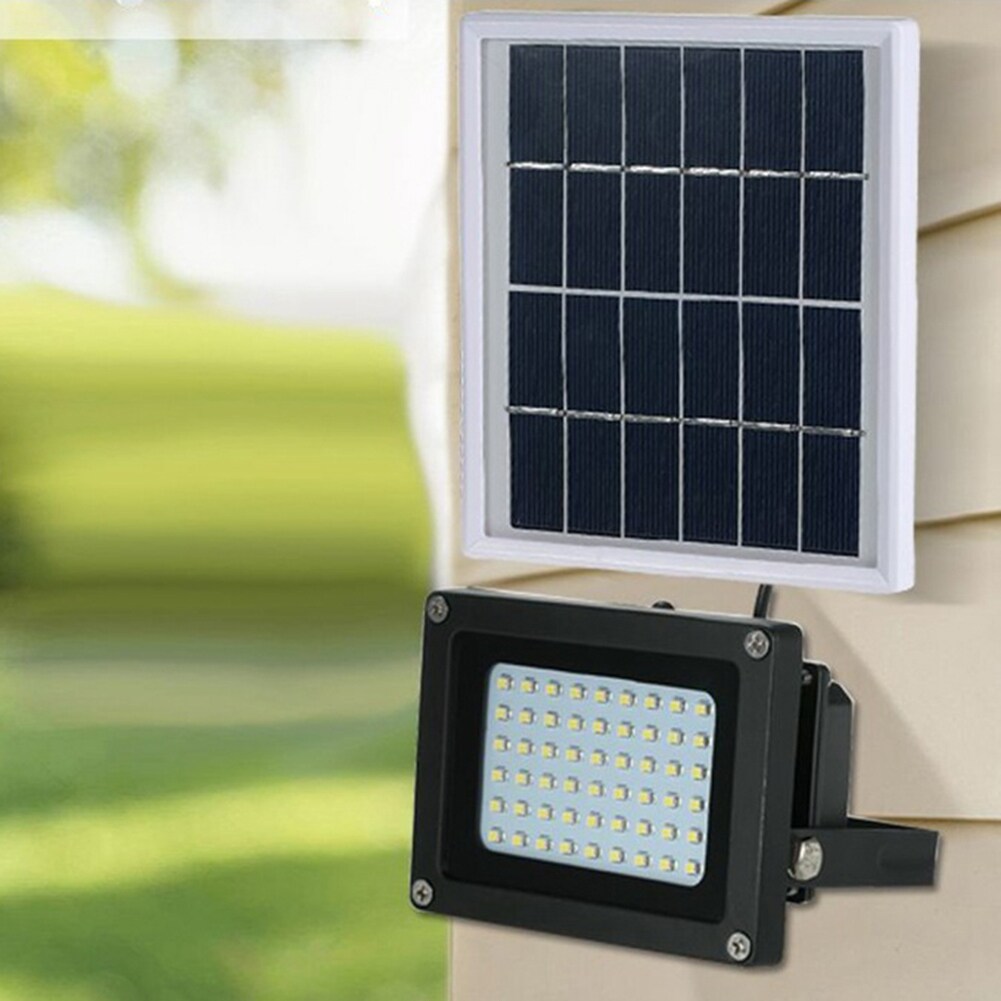 Solar 54 Led Light Sensor Flood Light Garden Outdoor Security Waterproof Lamp