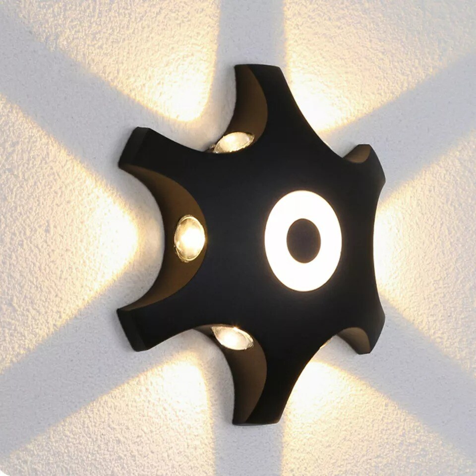 Modern Exterior Up Down Wall Lamp Fixture Outdoor Porch LED Wall Light Sconce