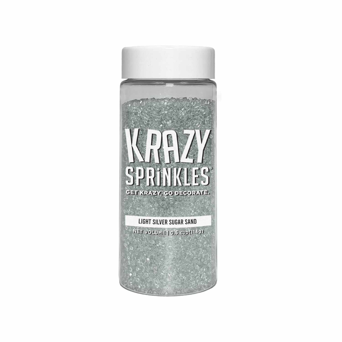 Light Silver Sugar Sand Sprinkles