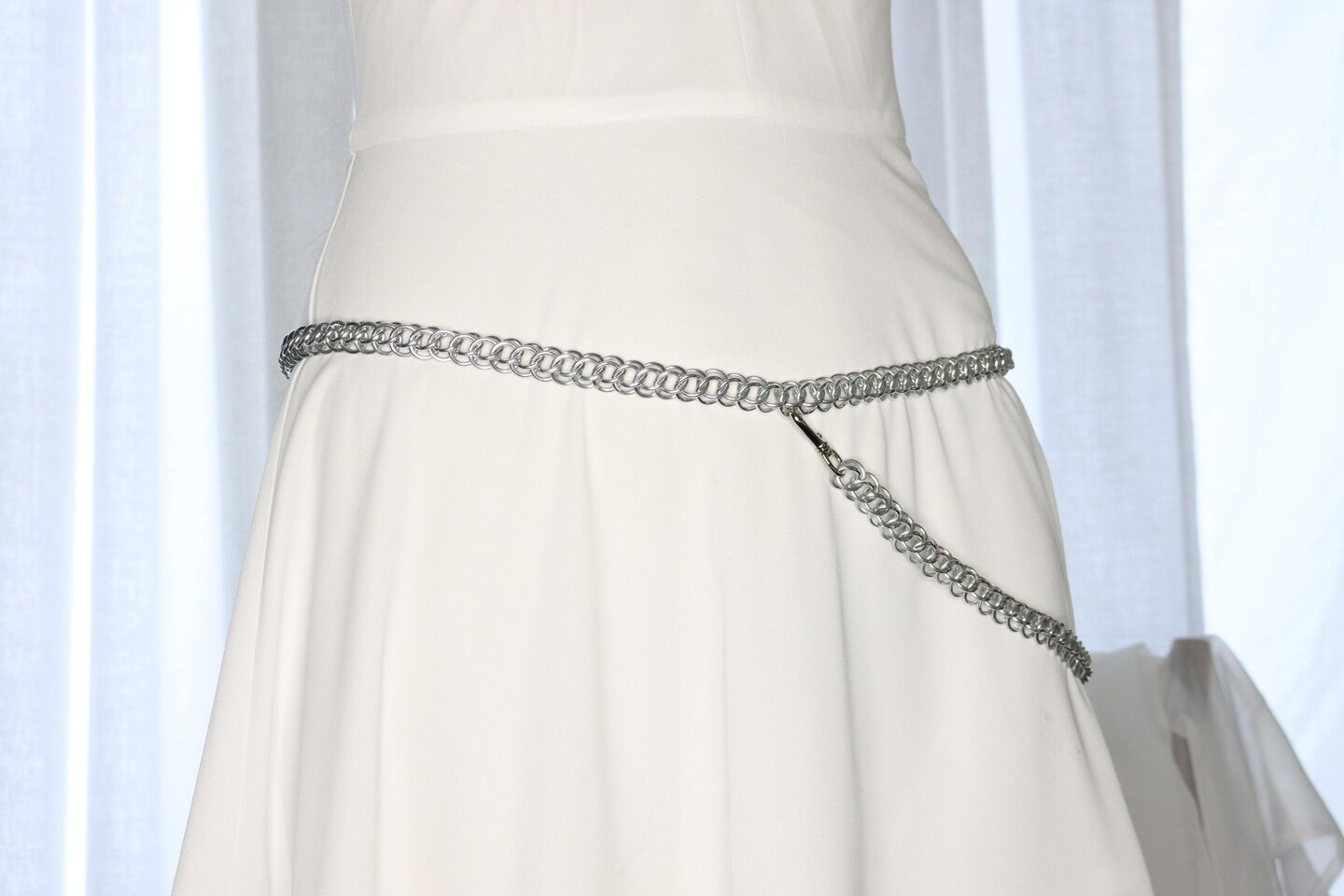 Gothic Chain Belt - Chainmail Waist Belt Handmade in Your Choice