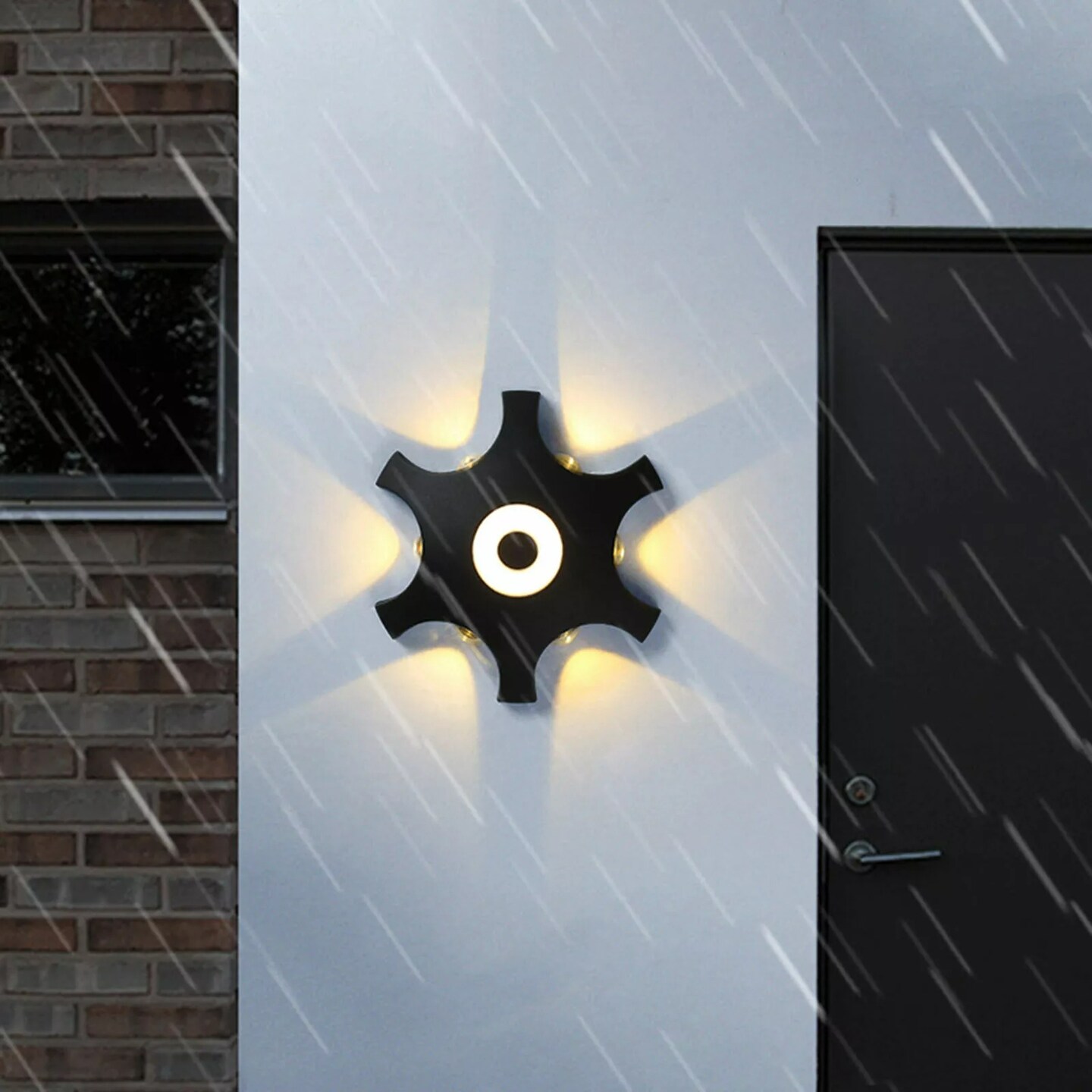 Modern Exterior Up Down Wall Lamp Fixture Outdoor Porch LED Wall Light Sconce