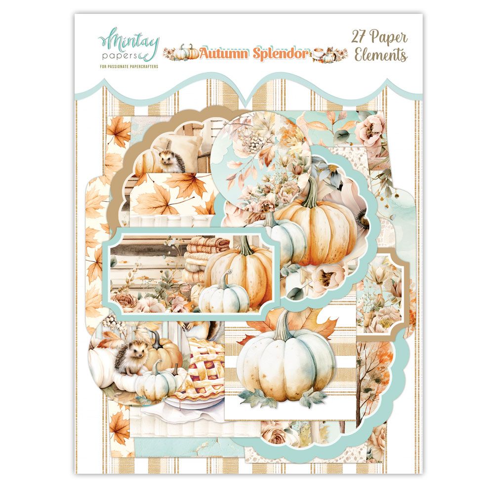 Mintay Autumn Splendor Paper Elements, 27 pcs
