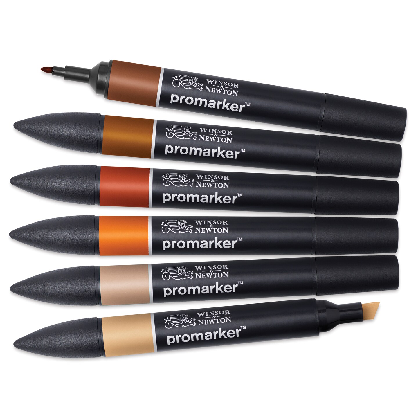 Winsor &#x26; Newton Promarker - Skin Tones 2, Set of 6