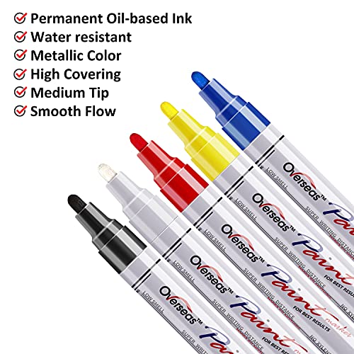 Oil Based Best Paint Pen Brands Paint Marker Pens Colors Permanent
