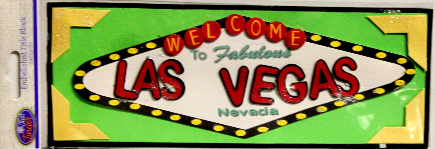 Just Jinger Las Vegas Dimensional Title Embellishment
