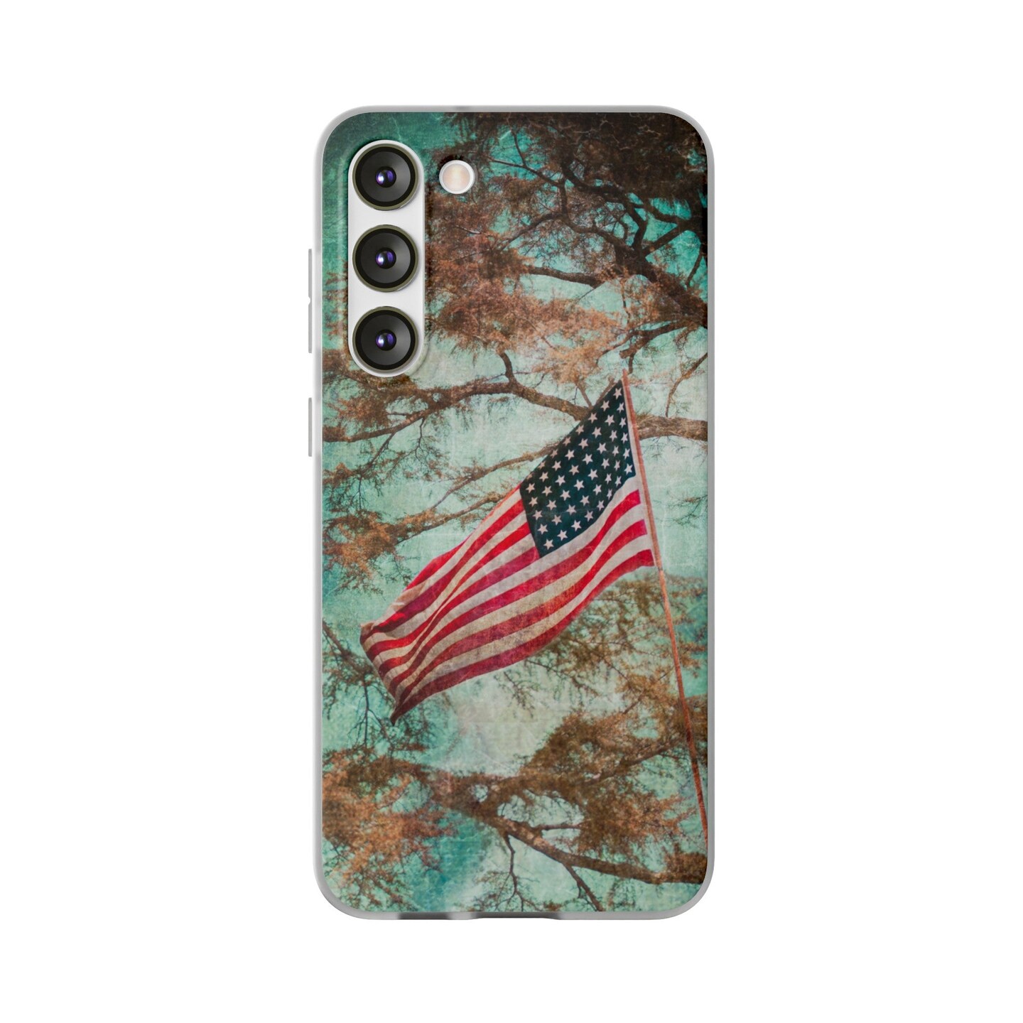 Old Glory III, Patriotic American, Americana, Flag iPhone and Samsung  Flexible Phone Case (39 Models) | MakerPlace by Michaels