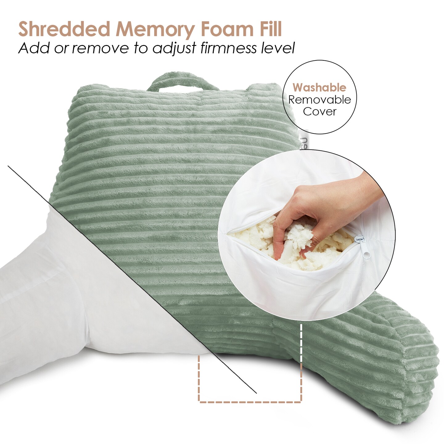 Nestl Cut Plush Reading Pillow