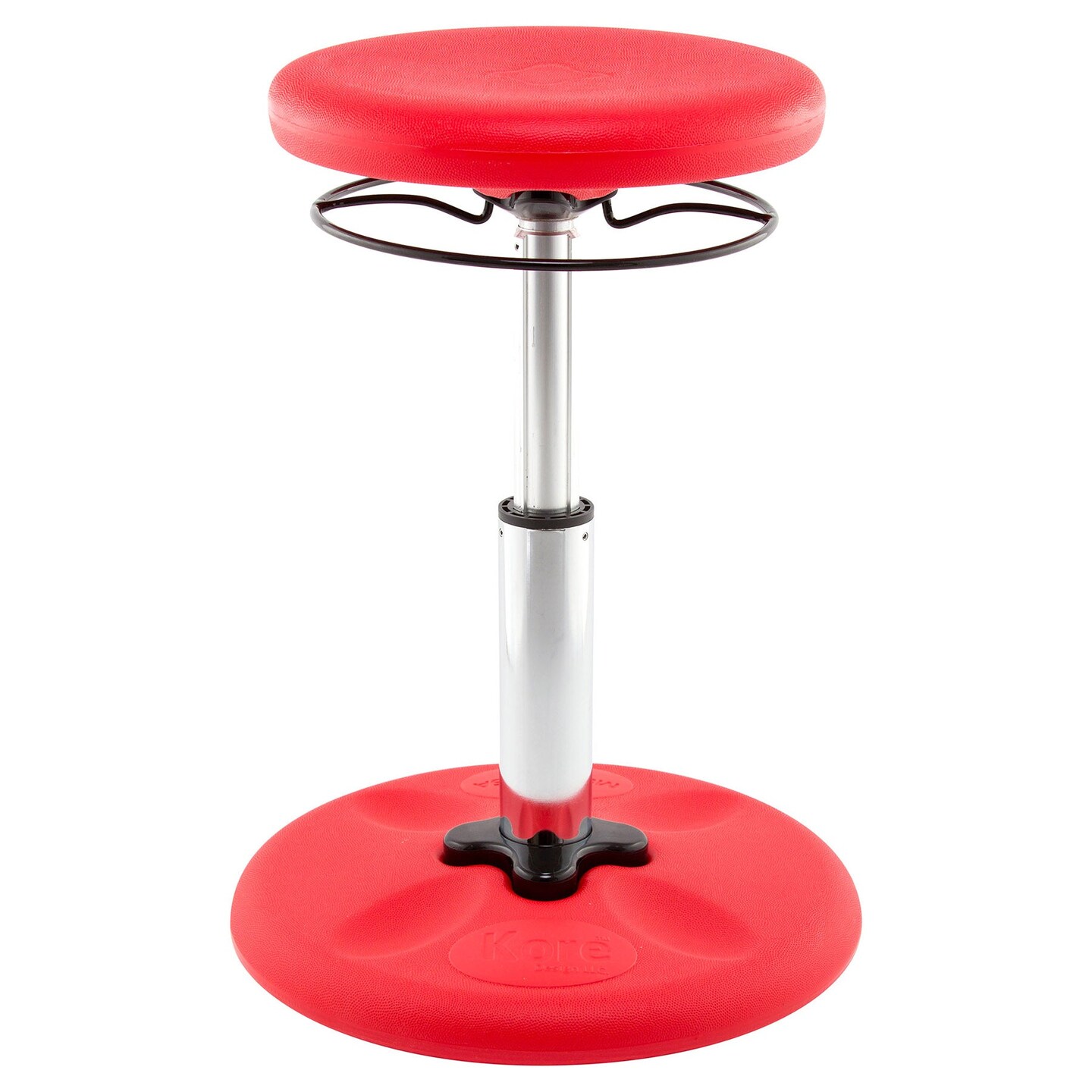 Kids Adjustable Standard Wobble Chair 14-19&#x22;, Red