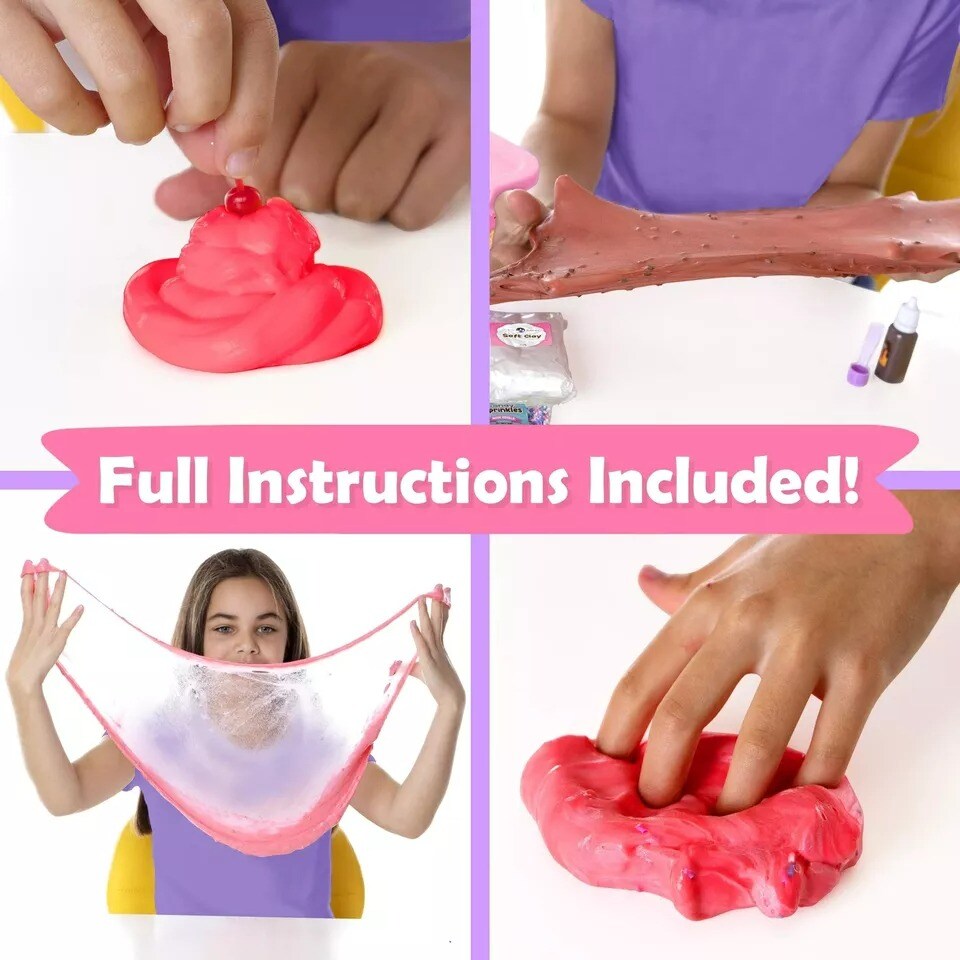 Mini Ice Cream Slime Kit, Slime Kit to Make Ice Cream Slimes