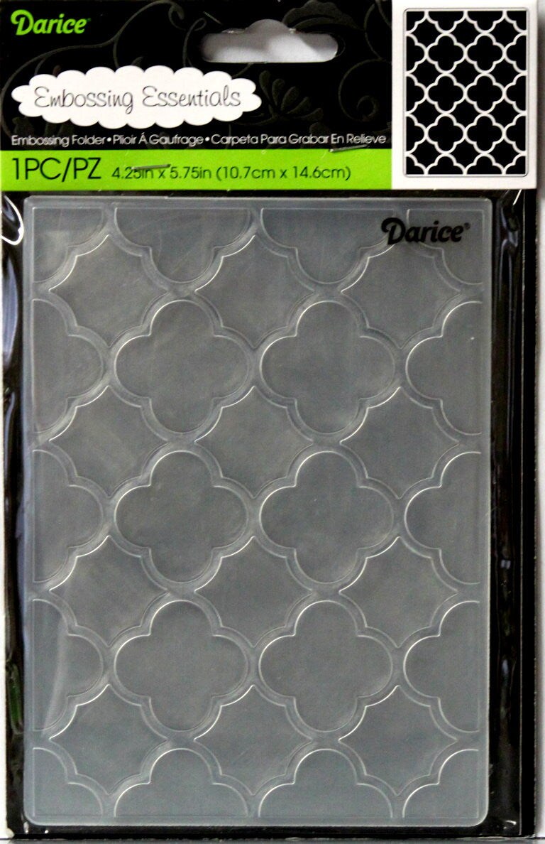 Darice Quaterfoil Embossing Folder