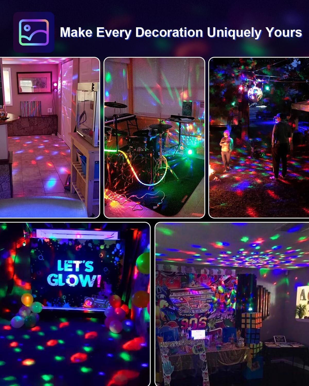 Sound Activated Party Lights