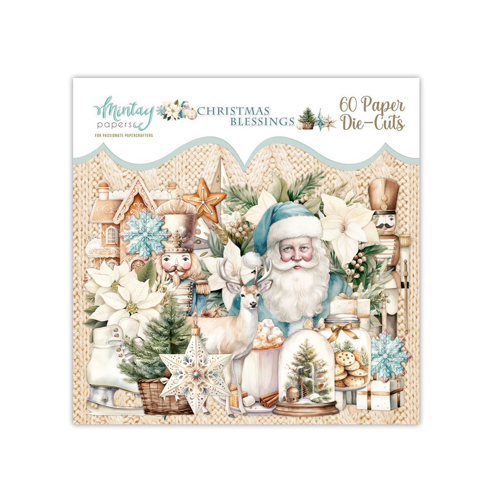 Mintay Christmas Blessings Paper Die-Cuts, 60 pcs
