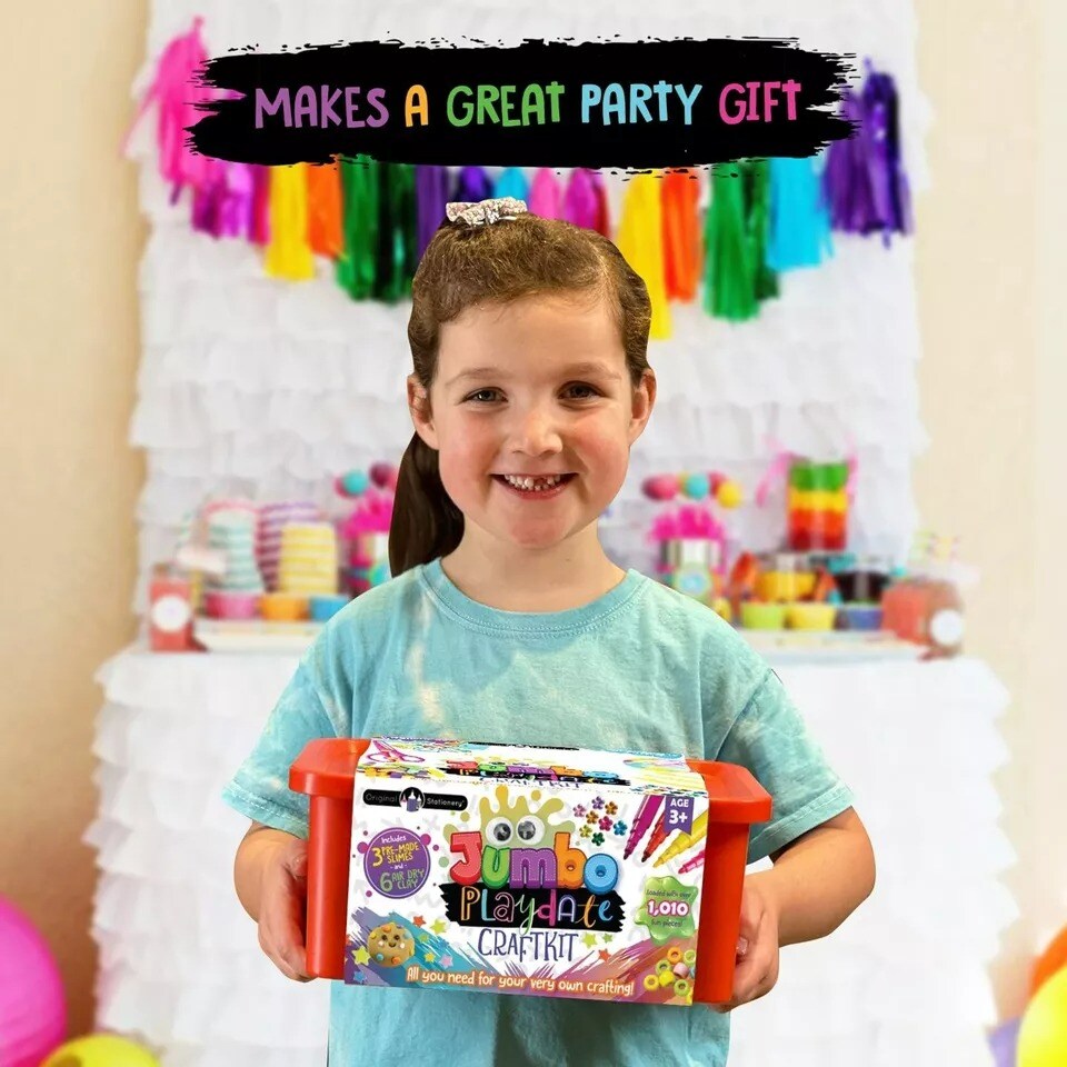 Jumbo Playdate Craft Kit, Over 1000 Fun Arts &#x26; Crafts Supplies