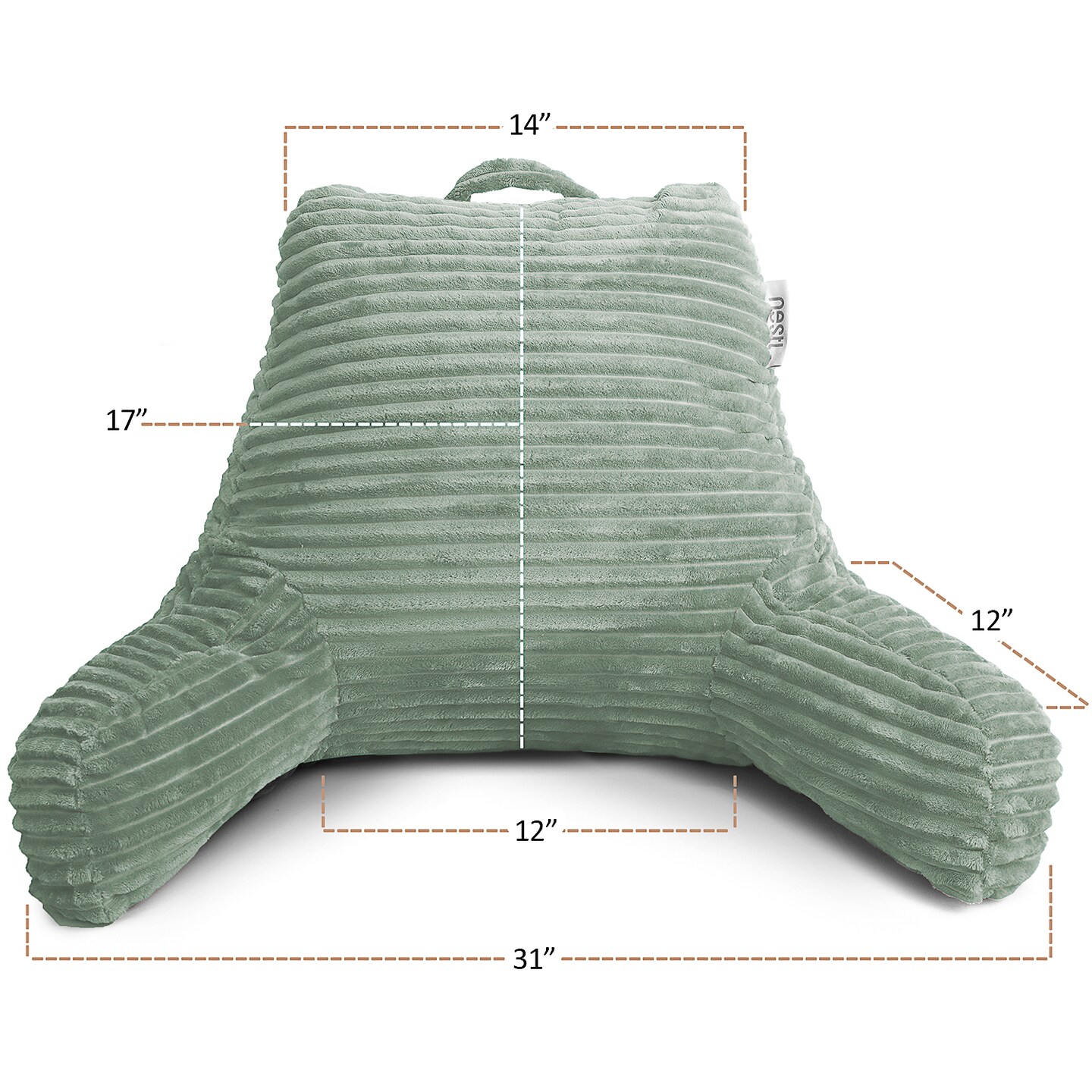 Nestl Cut Plush Reading Pillow