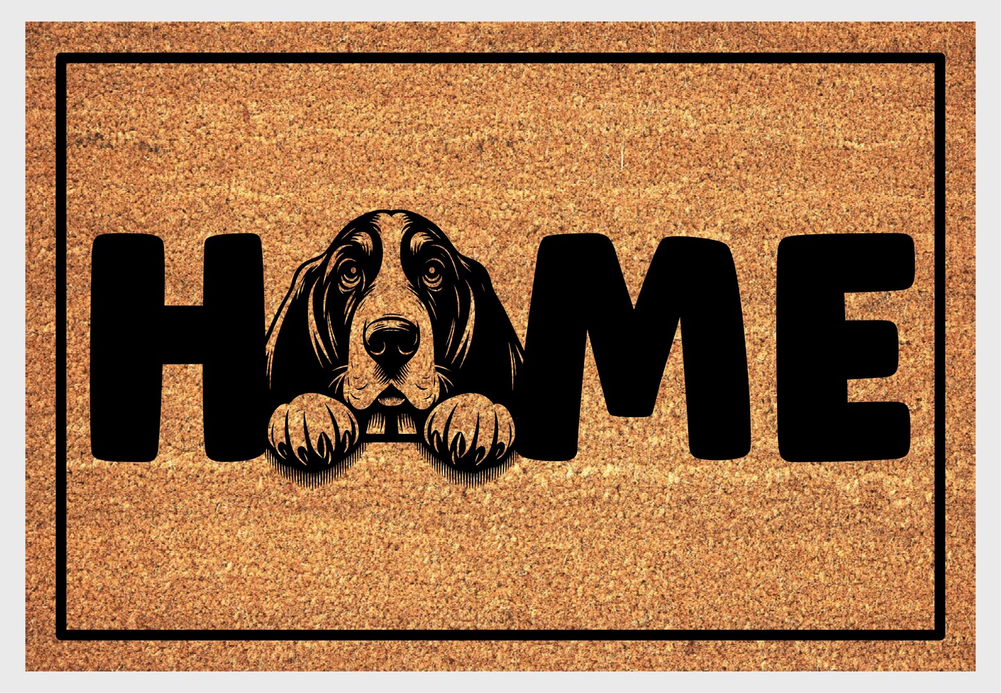 Basset Hound Home Doormat Basset Hound Welcome Mat 3 Sizes MakerPlace by Michaels