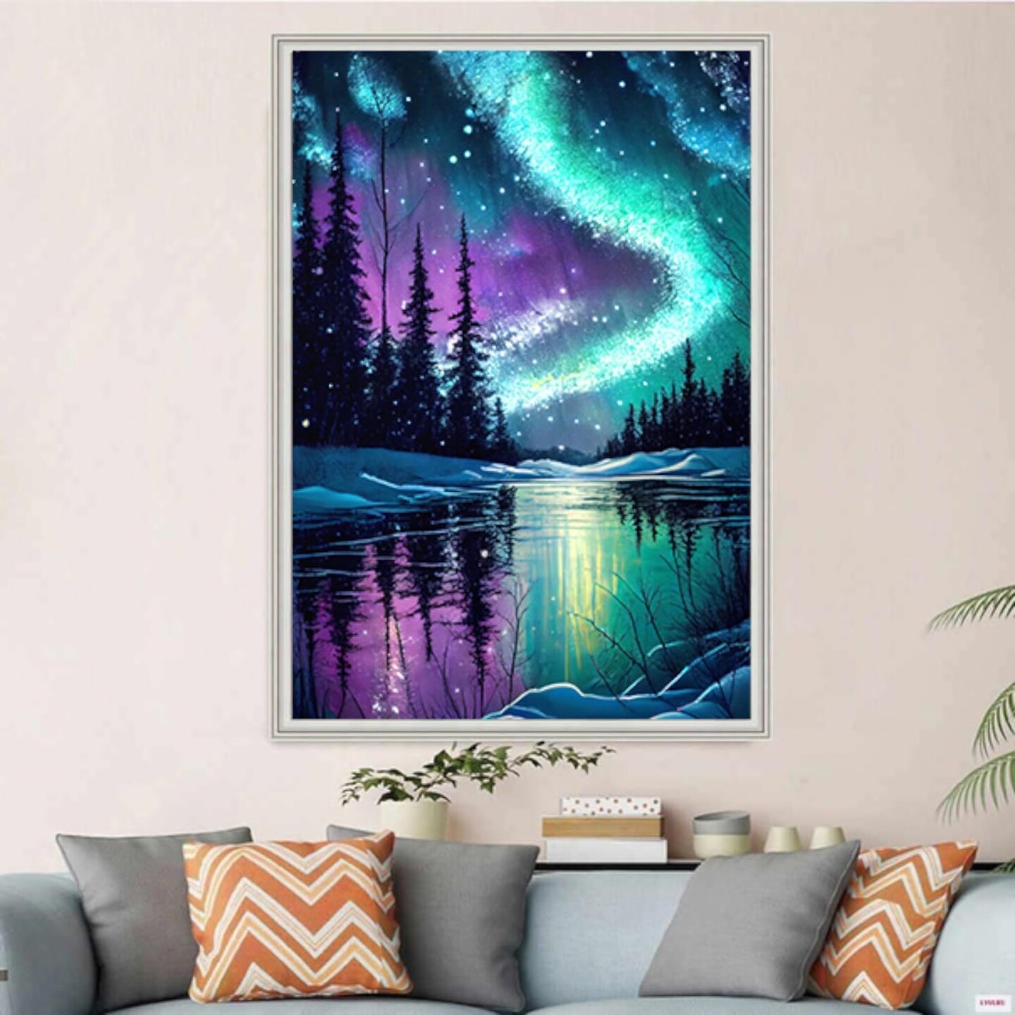 Aurora Landscape Diamond Art Kits for Adults