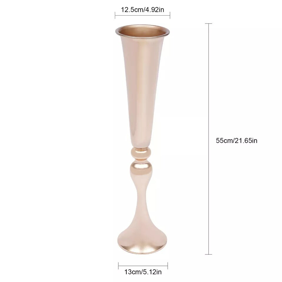 Set of 4 Wedding Centerpieces Props Flower Vases Table Tall Vase Decoration