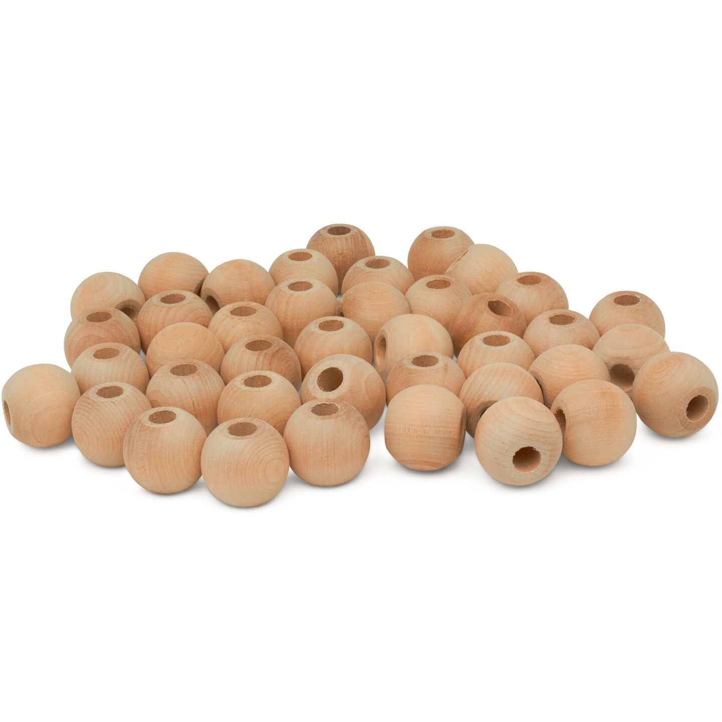 Unfinished Wooden Ball Beads, Multiple Sizes | Woodpeckers
