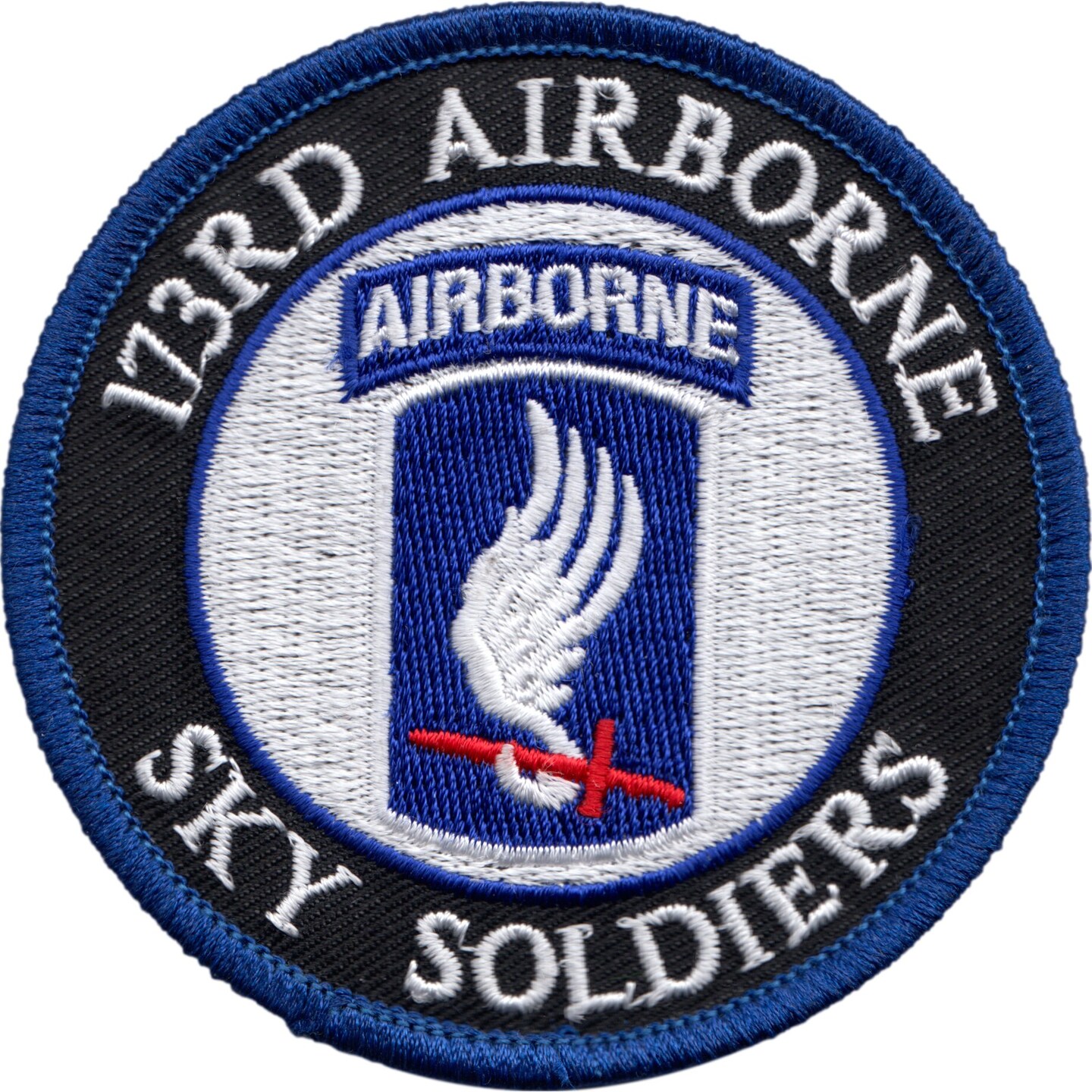 Embroidered Military Patch U S Army 173rd Airborne NEW with wings