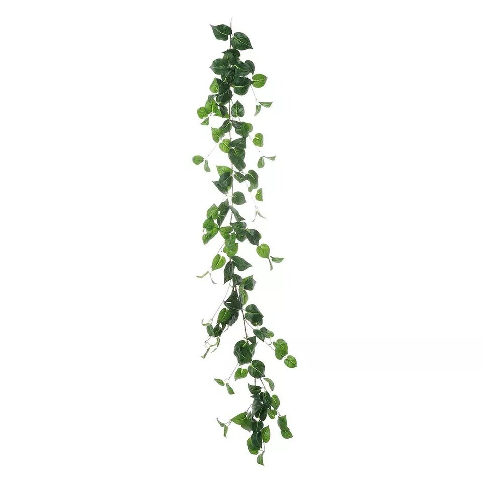 60-Inch long Green Artificial Poplar Leaves Vine Garland Wedding Decorations