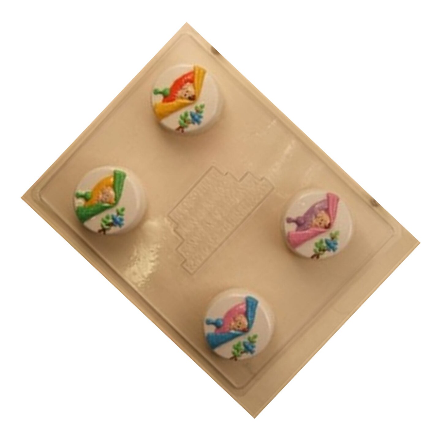 Baby In Blanket Sandwich Cookie Chocolate Mold