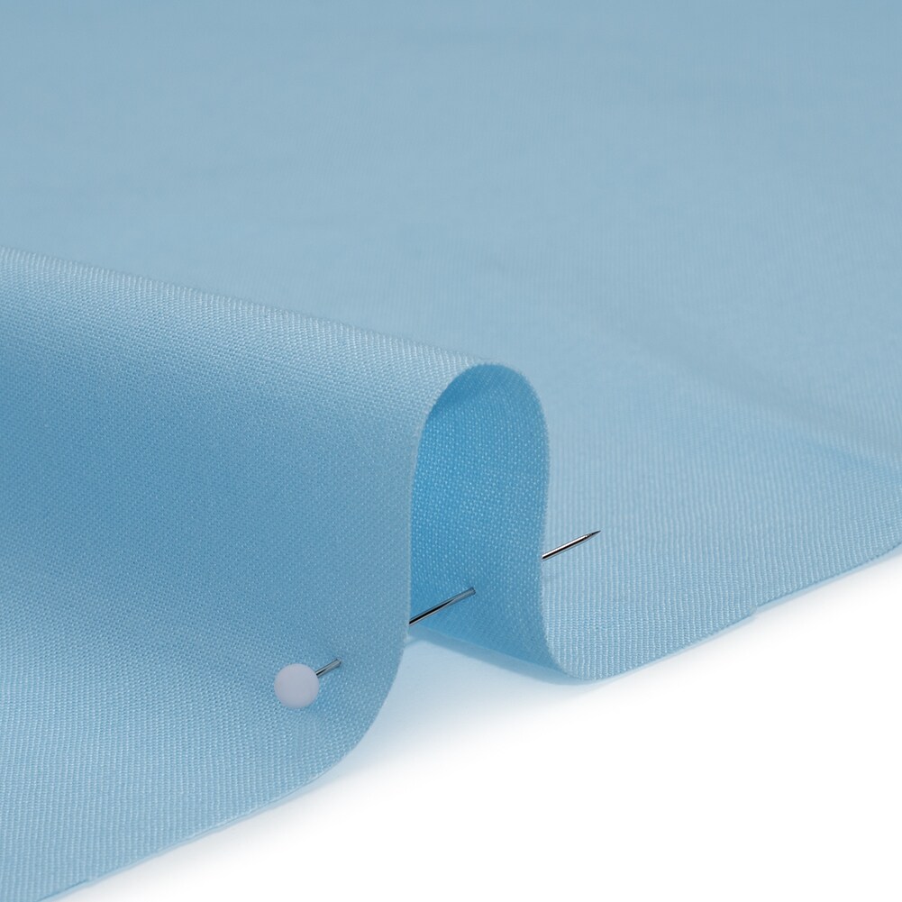1 Yard Summer Breeze Blue Solid Quilting Cotton Fabric - Smooth Soft Hand and Supple Drape