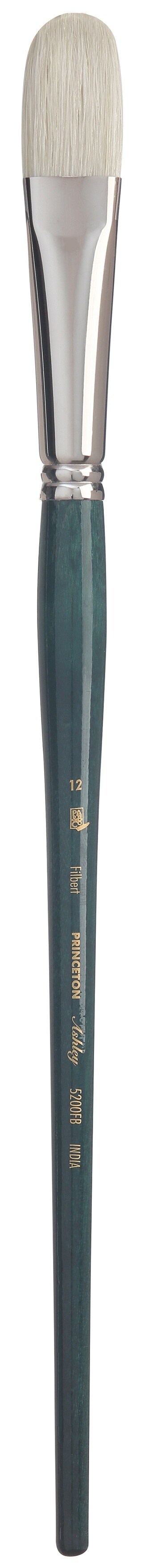 Princeton Series 5200 Ashley Natural Bristle Brush-Long Handle Filbert Size 12