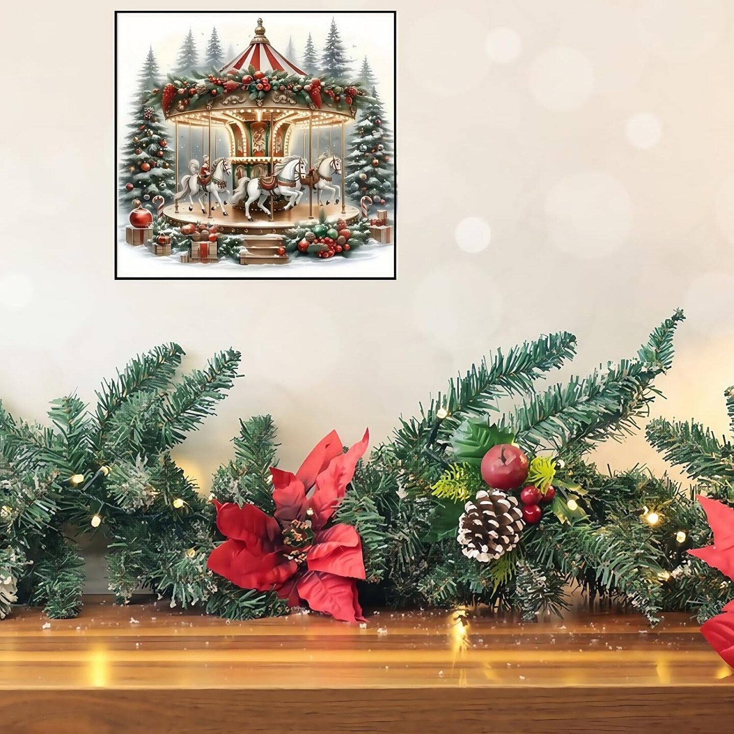 5D Christmas Diamond Painting Kits for Adults (KM163-1) 0.1 x 0.1 x 0.1 inches