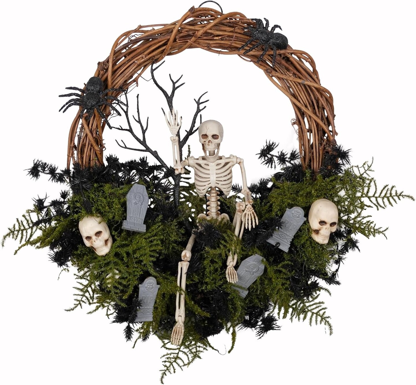 Halloween Wreath for Front Door 20 Inch
