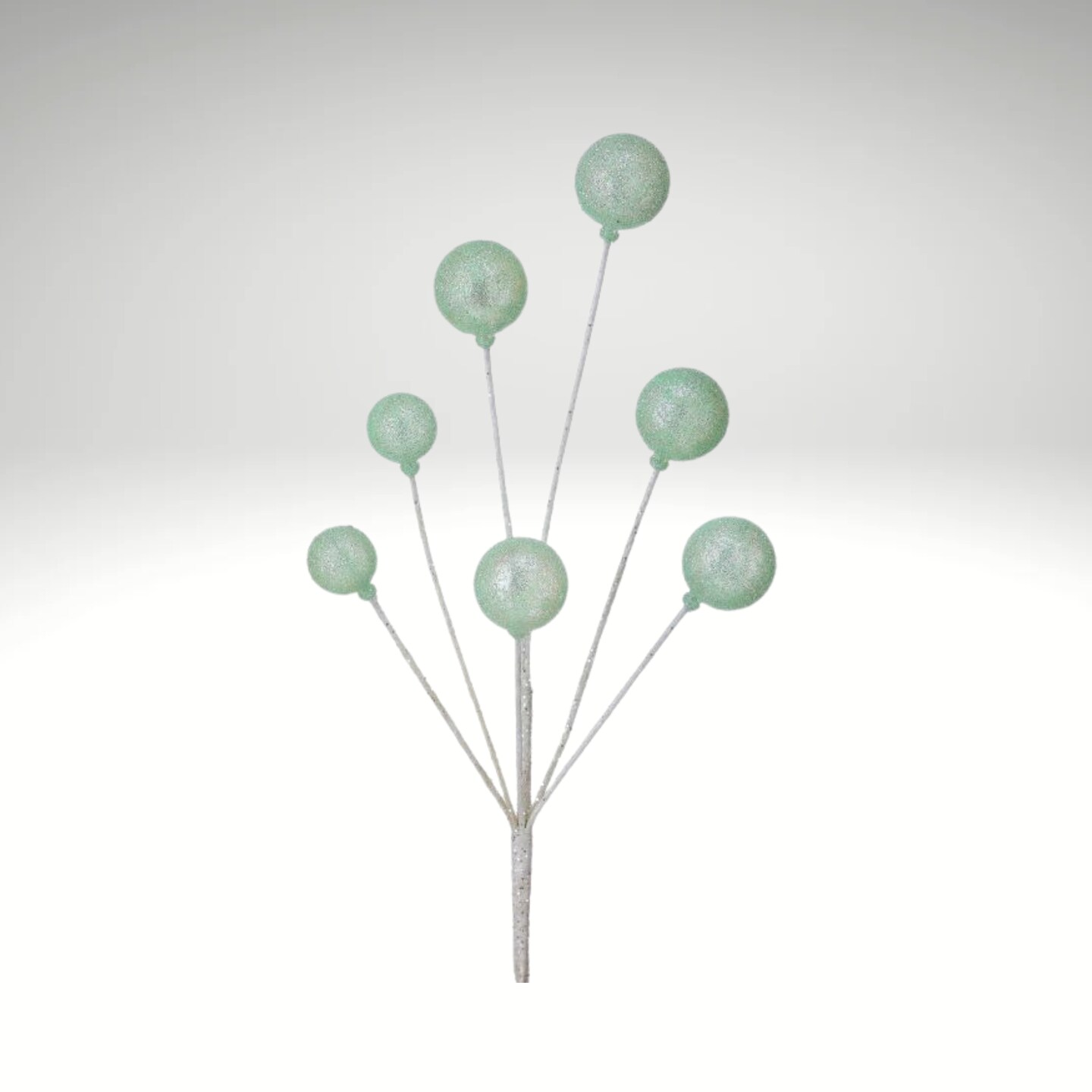 Mint Green Glitter Sugar Ball Spray 21" – Candyland Christmas Tree Pick-MTX75905MIGR