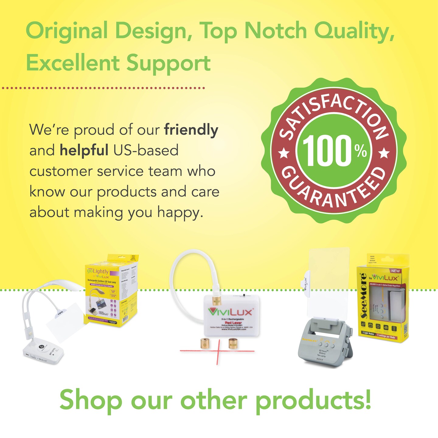 ViviLux Optical Grade 3X Magnifier with Handi-Clip, Detachable Flexible Arm for Hands-Free Precision – Attach to Sewing Machines, Embroidery Hoops, Craft Lights