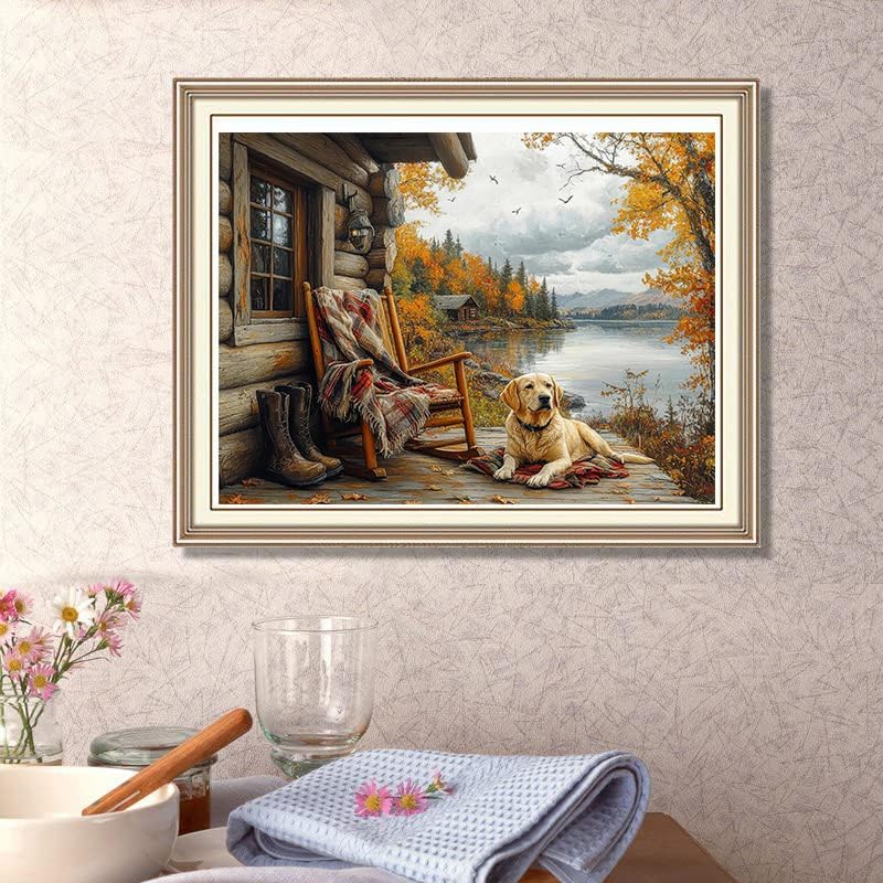 Autumn Diamond Art Kits for Adults(G8137)16 x 0.5 x 12 inches