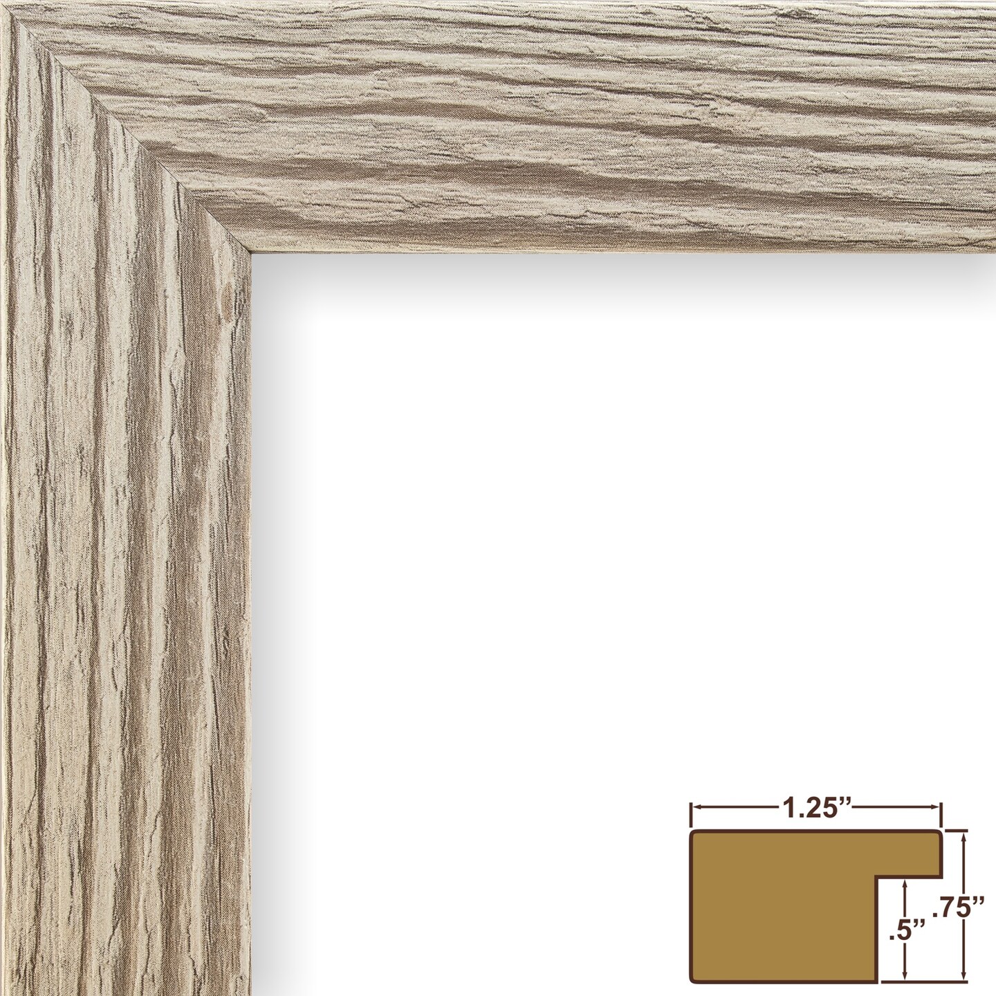 11x17 Picture Frame, Bauhaus 125 1.25 Inch Faux Wood MDF Moulding, Wall Display for Art, Posters, or Photos by wallsthatspeak