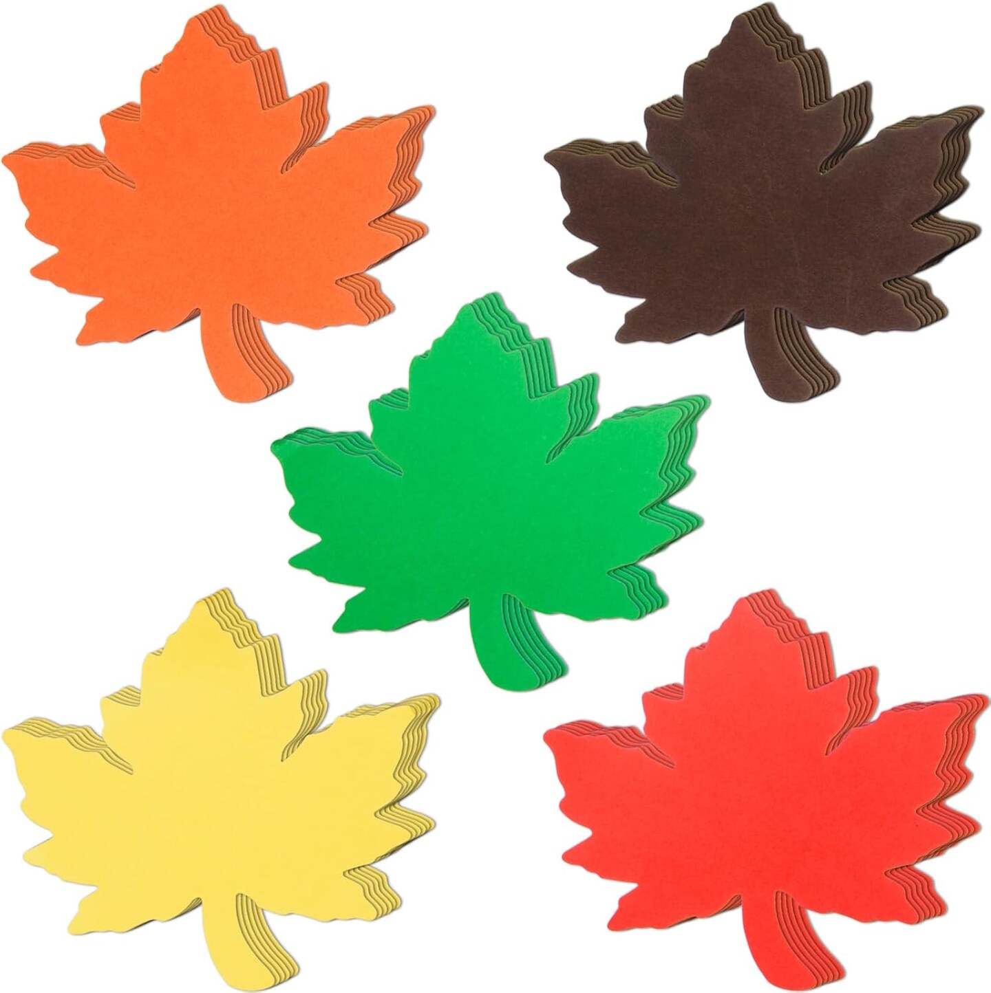 360 Pieces Maple Leaves Cutouts Fall Leaf Paper Cut Outs(Maple Leaves)