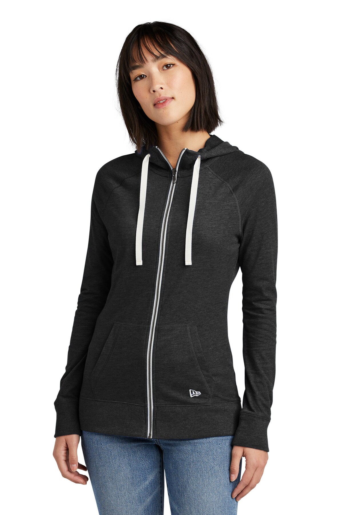 New Era&#xAE; Sueded Cotton Blend Womens Full Zip Hoodies
