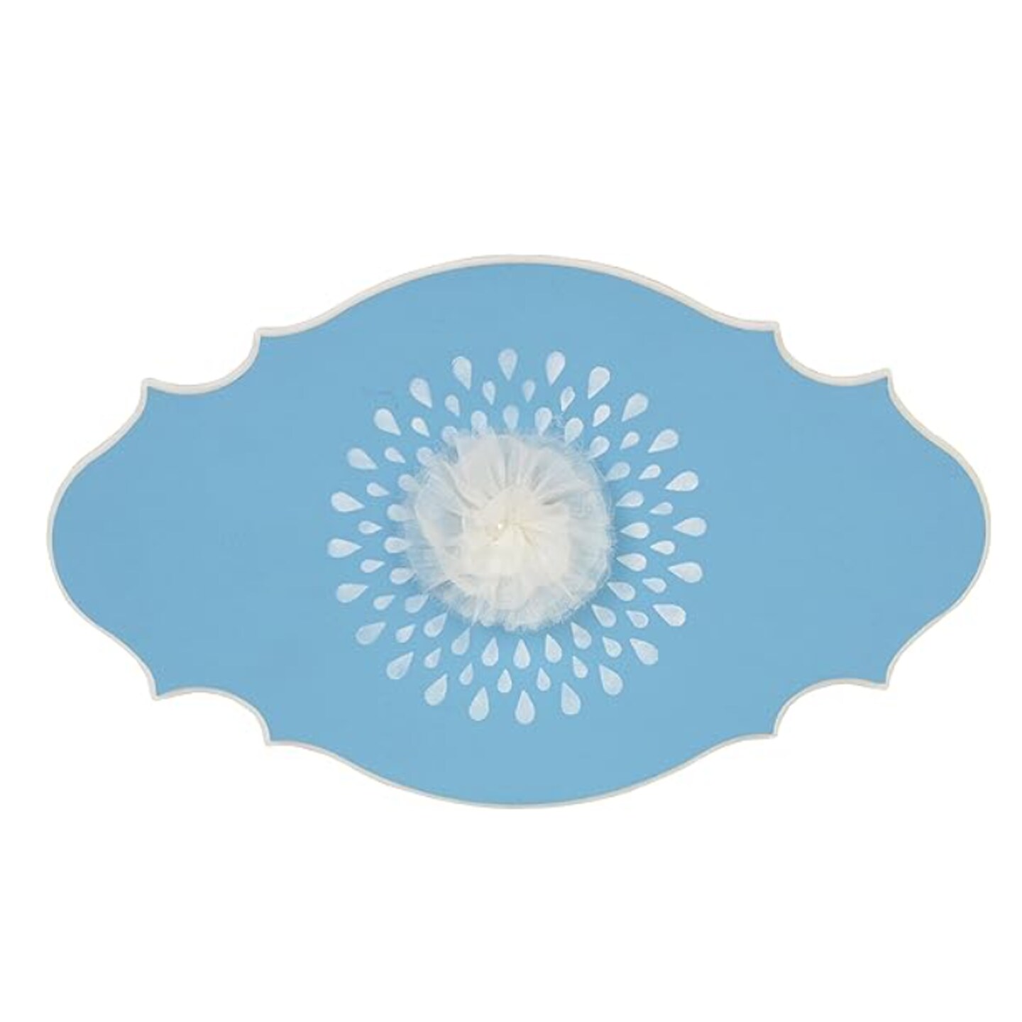 Unfinished Pine French Provincial Style Plaque, Large, 5-Pack for Painting and Crafts