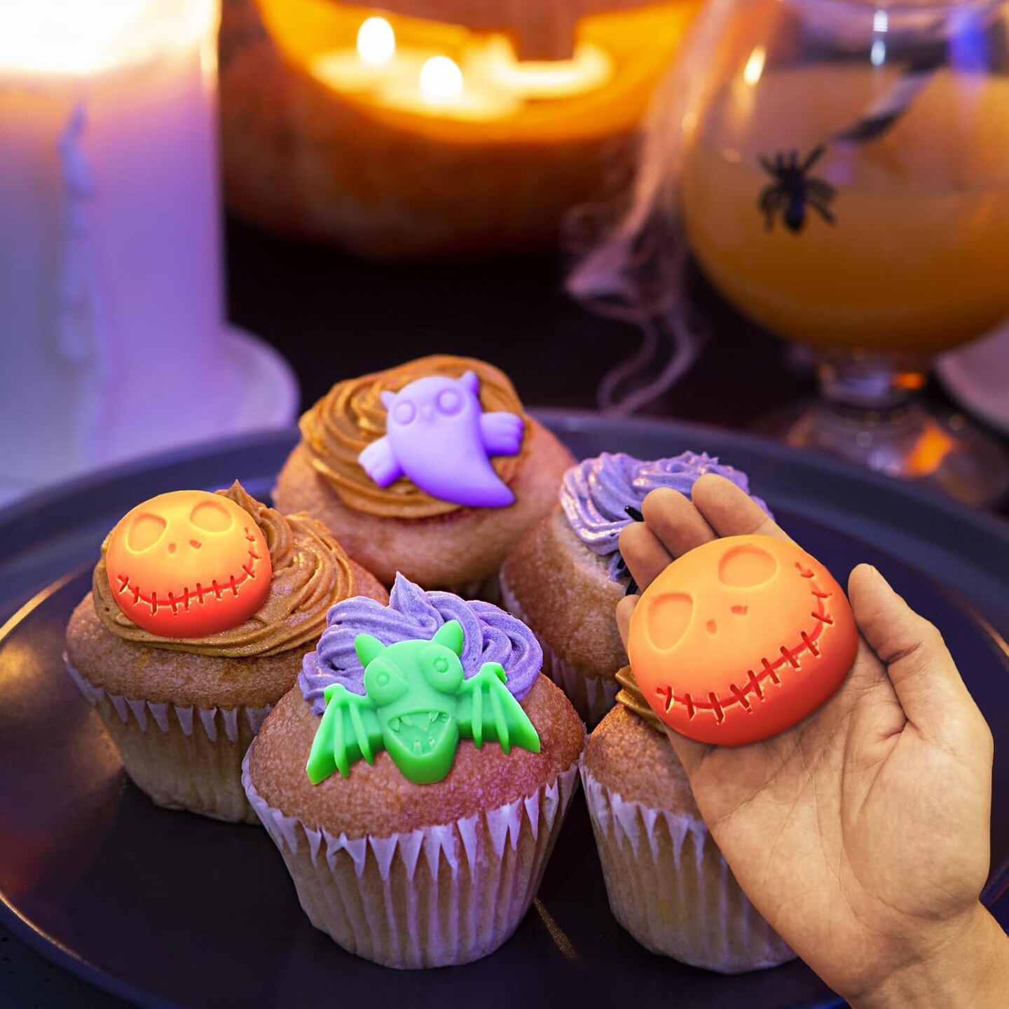 Halloween Silicone Molds Halloween Chocolate Molds(Ghost eyes)