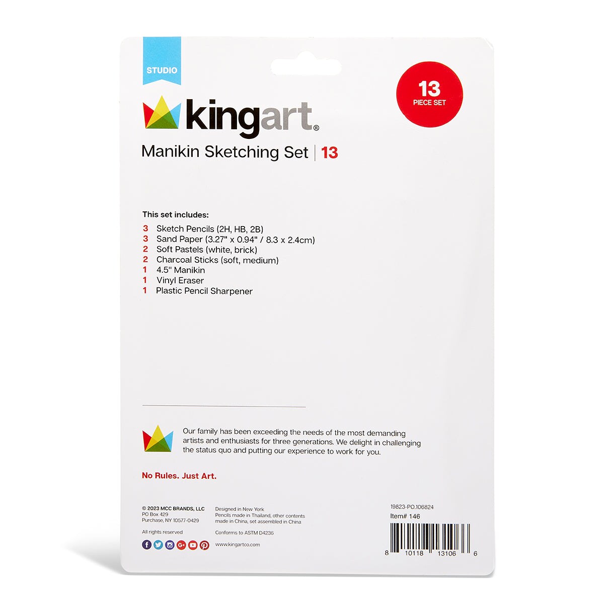 Sketch &#x26; Draw Set 13 pc