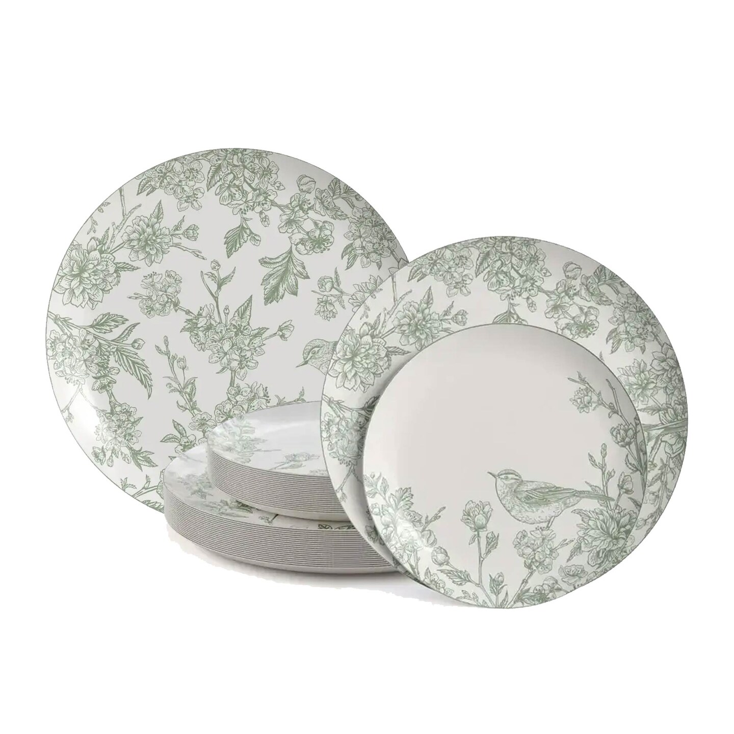 20 Count Earthtrends Yaffa Design Paper Plates Add Sophistication to Events 10 Inch