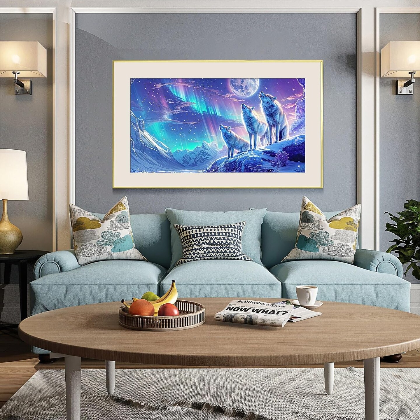 5D Wolf Diamond Art Kits